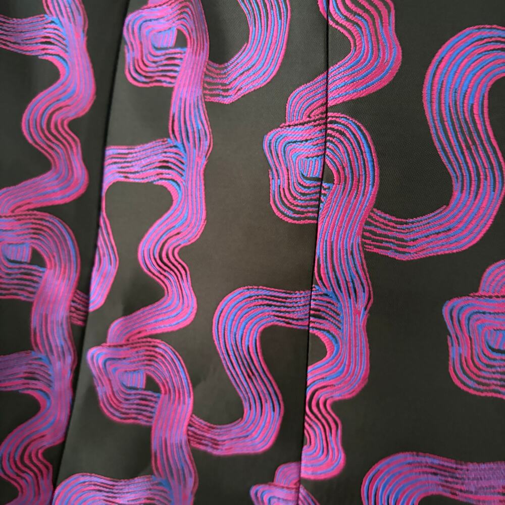 Ann Klein Sheath Dress Size 12 NWT Geometric Pink Black - Picture 5 of 9